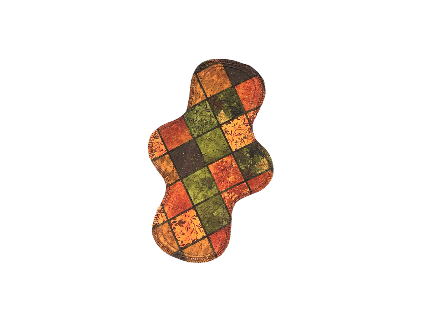 Fall Checkers Single Cloth Pad (Multiple Sizes Available)