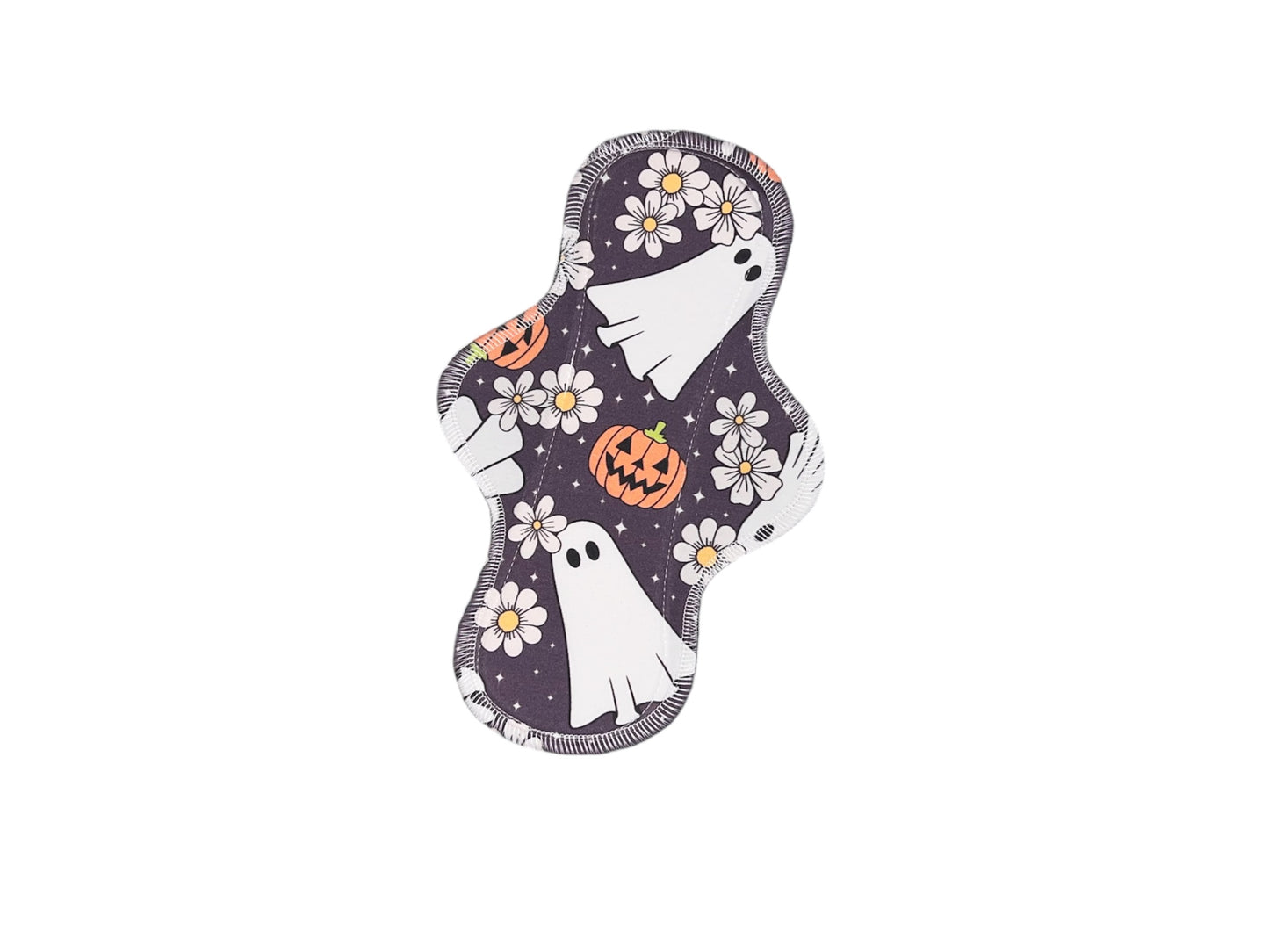 Pumpkin Ghosties Cloth Pad (Multiple Sizes Available)