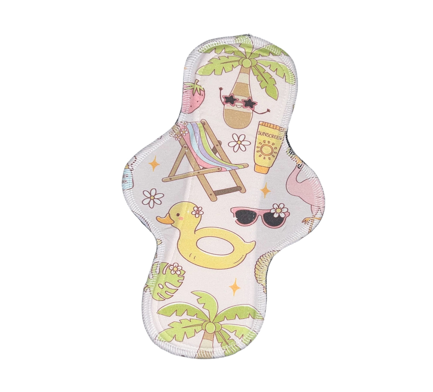 Beach Vacation Single Cloth Pad (Multiple Sizes Available)